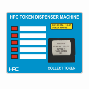 HPC 22- 5 Button Token Dispenser Machine