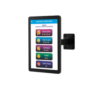 HPC 44- 10 Inch Wall Mount Touch Kiosk Customer Feedback Machine / Terminal