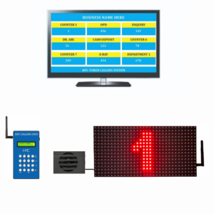 HPC 53- Wireless Token Calling System With Display & TV Screen Unit