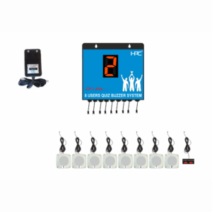 HPC 202- 8 User Quiz Buzzer System With 26 Foot Long Wires