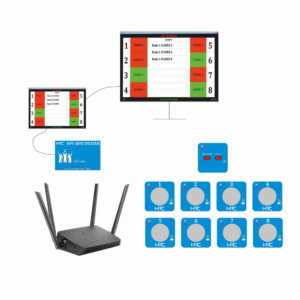 HPC 208- 8 User Wireless Quiz Game Buzzer System with Windows Application Version 1