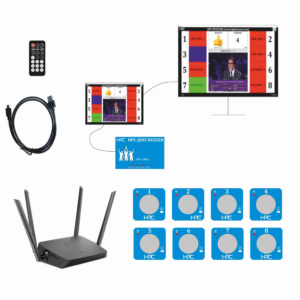 HPC 209- 8 User Wireless Quiz Game Buzzer System with Windows Application Version 2
